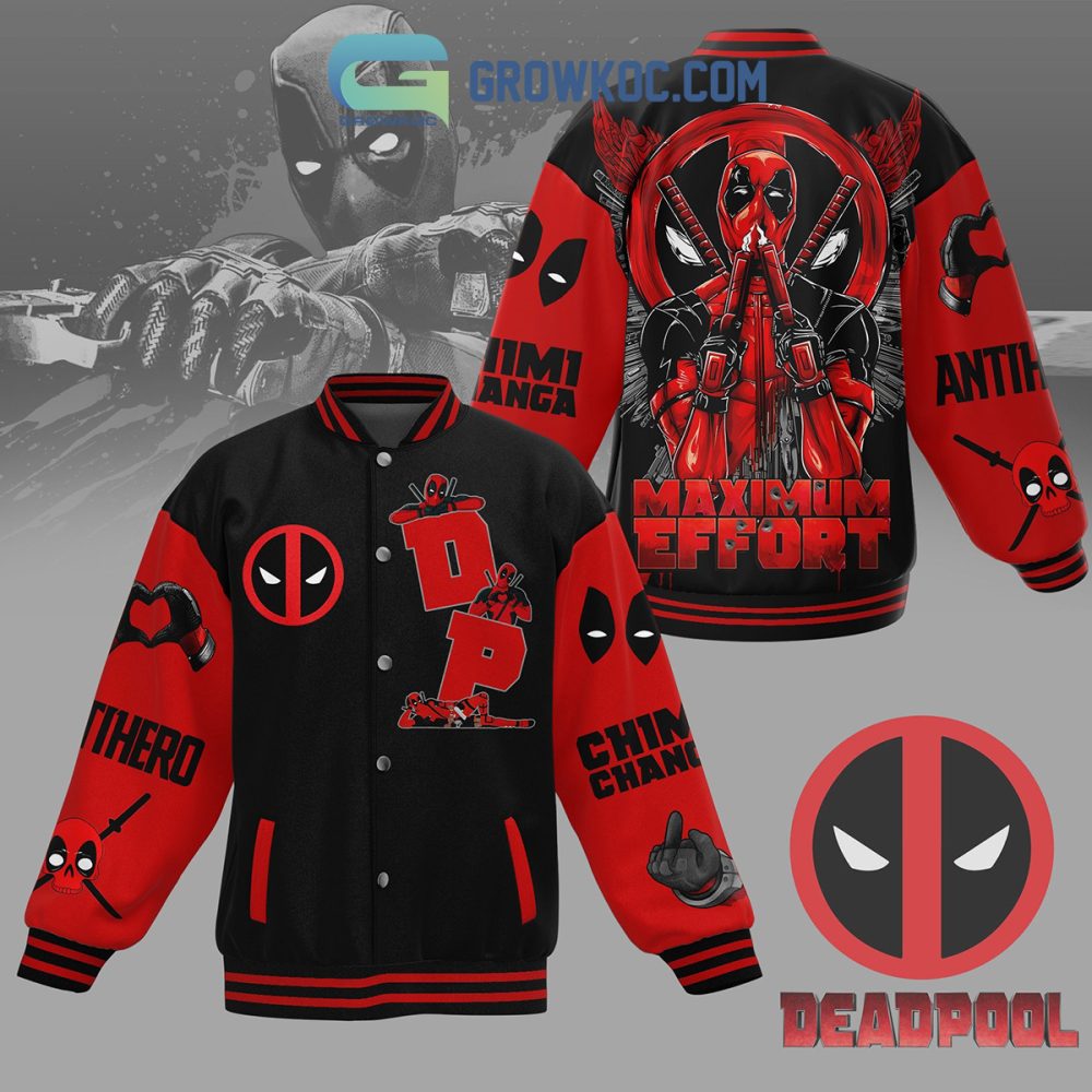 Deadpool Varsity Jacket - Bold Design, Perfect For Fans! Limited Edition Collectible