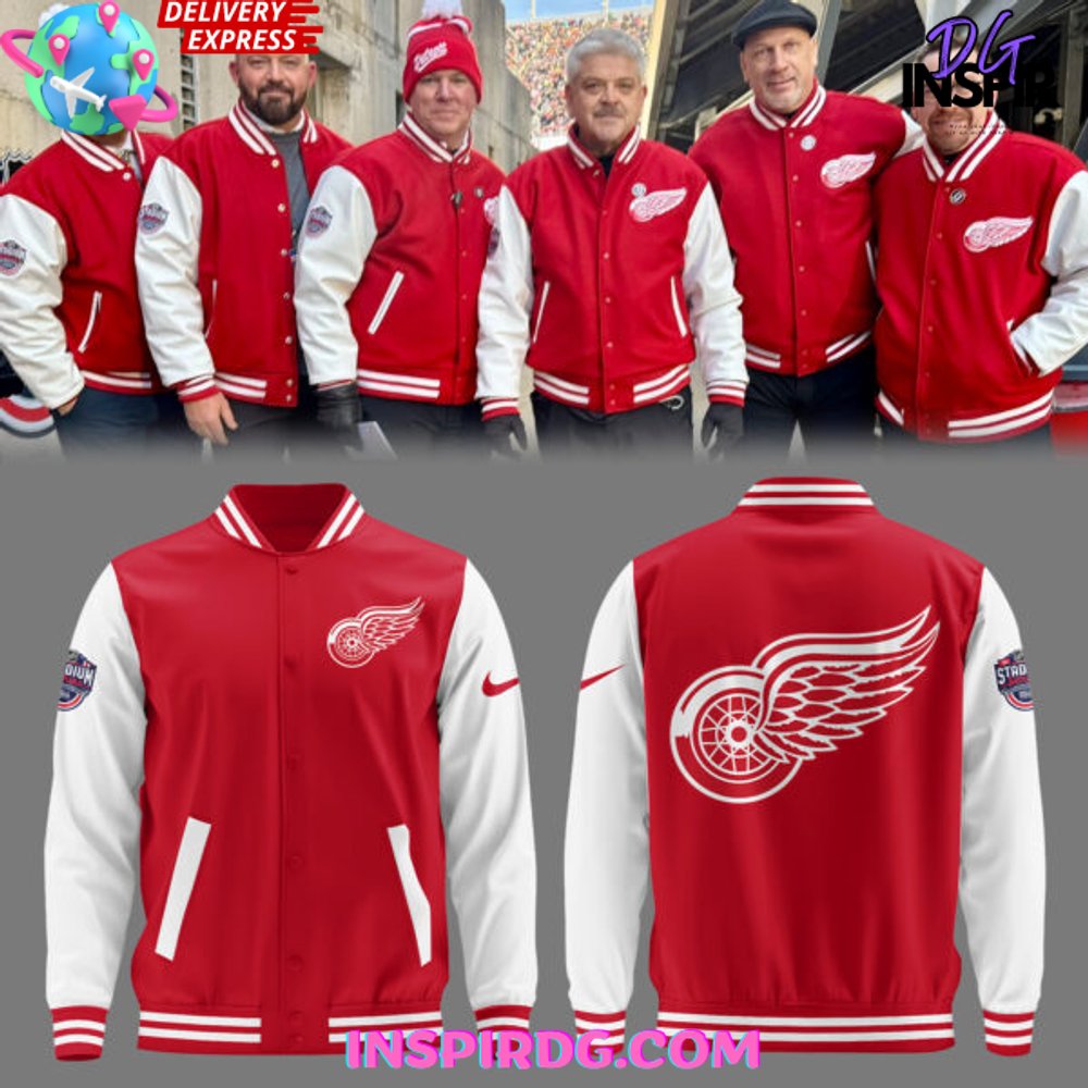 Detroit Red Wings The Stadium Series 2025 Nhl Jacket